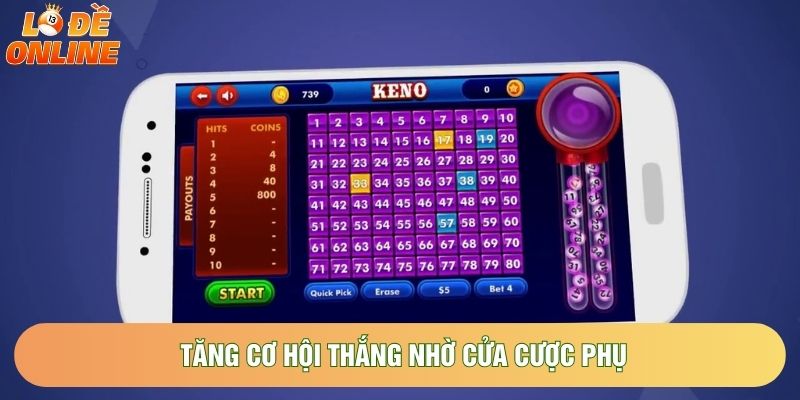 Tăng cơ hội thắng nhờ cửa cược phụ Tăng cơ hội thắng nhờ cửa cược phụ