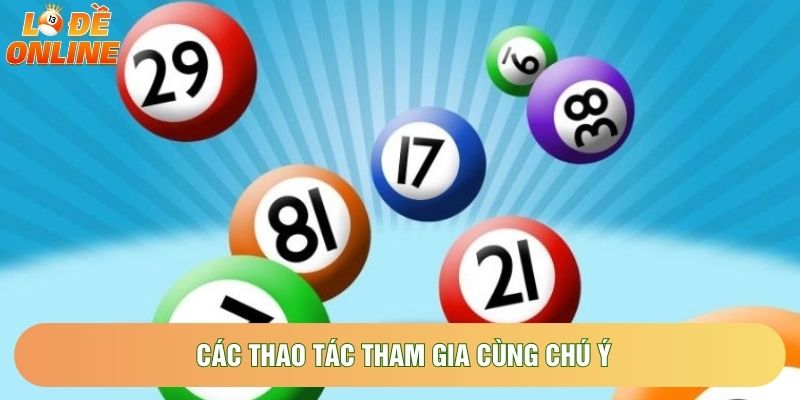 Các thao tác tham gia cùng chú ý Các thao tác tham gia cùng chú ý