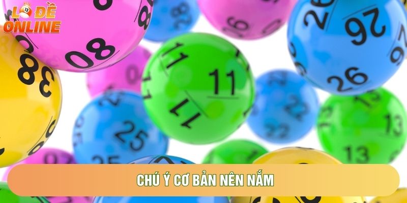 Chú ý cơ bản nên nắm Chú ý cơ bản nên nắm